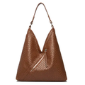 ToteVerse Embossed Elegance Tote Bag