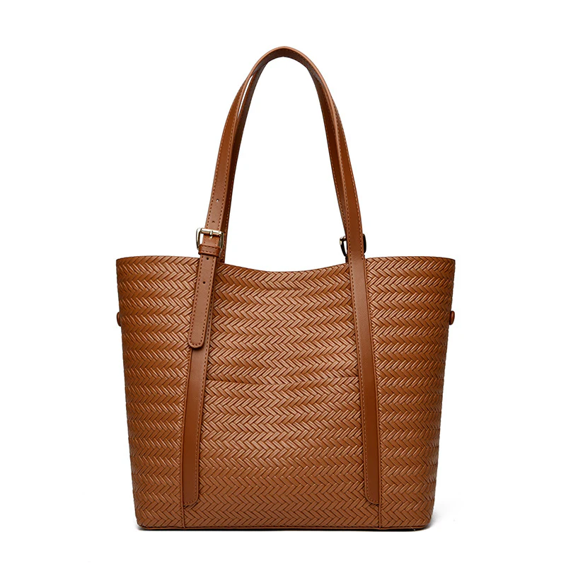 ToteVerse Woven Tote Bag for Women